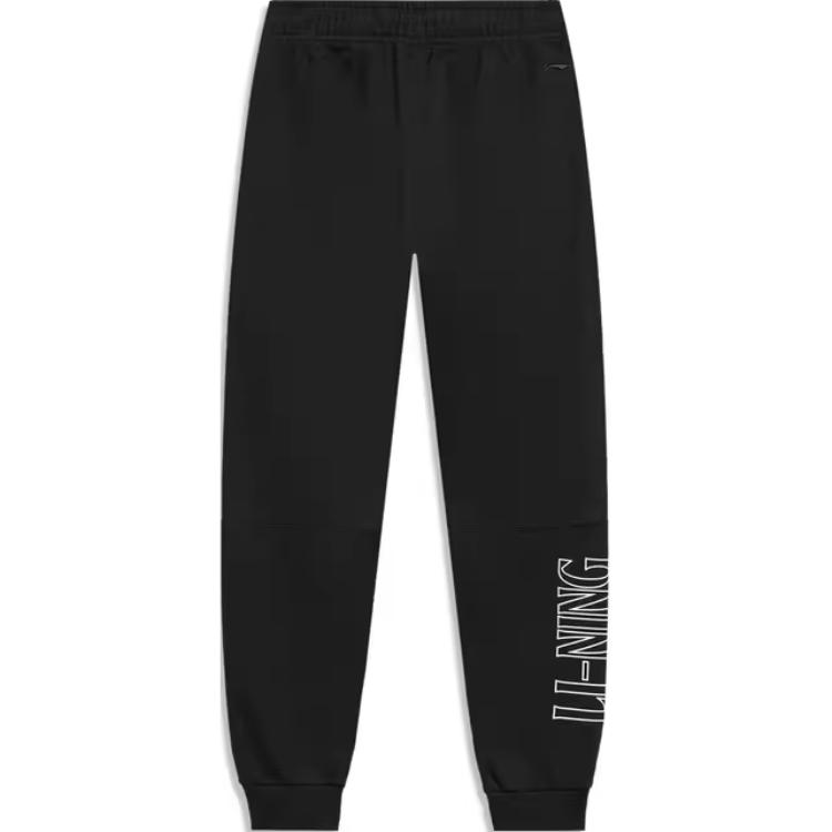 Li Ning Sports Life Collection Knitted Sweatpants Men's Black AKLTA35-1