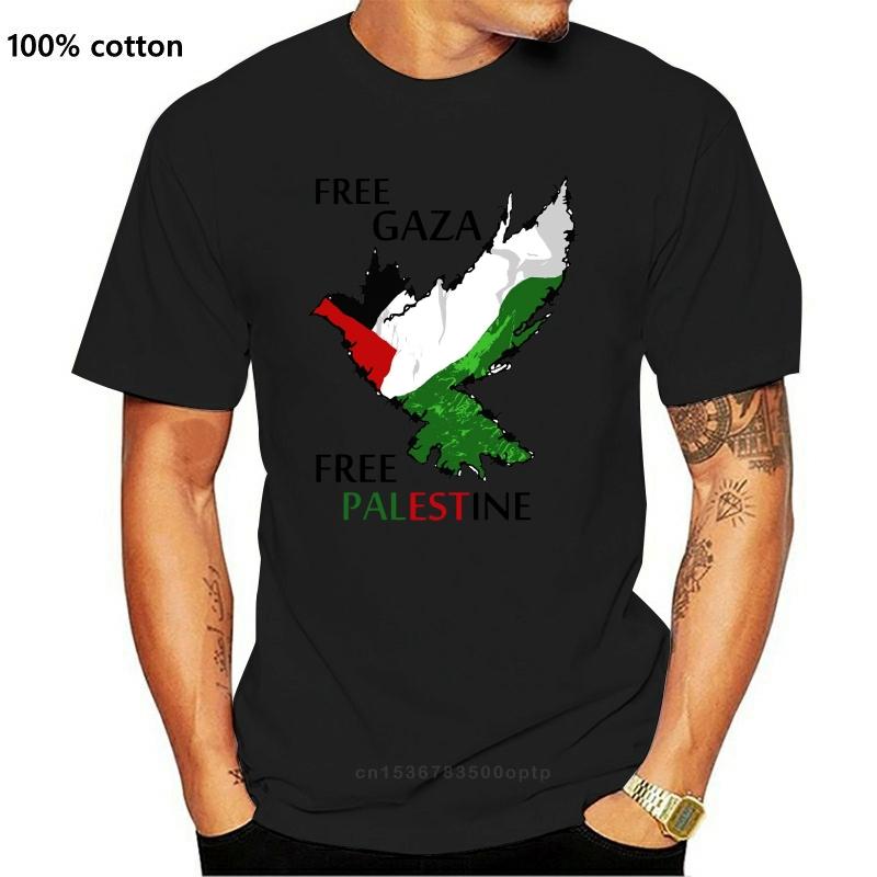 

Свободная Палестина Свободная Газа Птица Футболки Мужская Личность Повседневная футболка