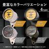 RiNan. Motorsykkel Speedometer Mekanisk LED 140 km Universell Svart x Gul