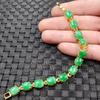 Green Jade Women's Oval Bracelet