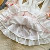 Boho Floral Off Shoulder Floral Print Mini Dress Women Long Sleeve Ruffle Hem Smocked Waist Vintage Summer Beach Dress
