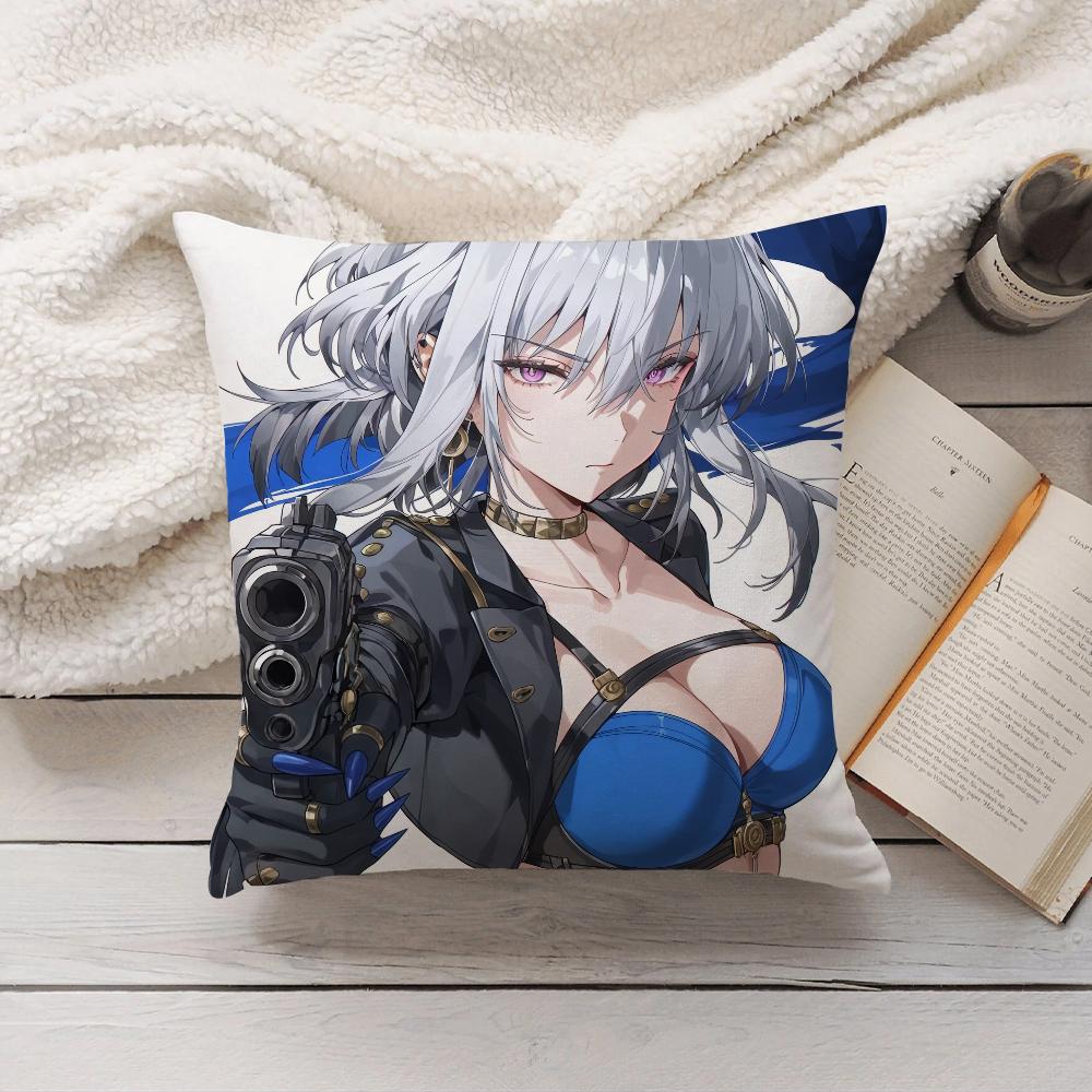 Wuthering Waves Galbrena Pillow Case Home Decoration Cushion Cover Suitable For Bedroom Car Office Sofa