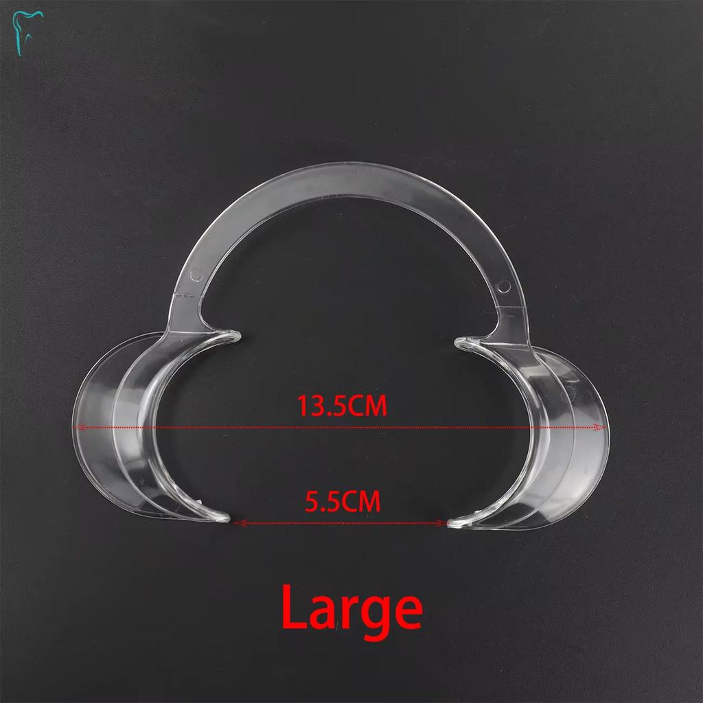 3pcs Dental C-shape Cheek Retractor Lip Mouth Opener Intraoral Dentist Orthodontic Tool For Tooth Whitening Transparent 3