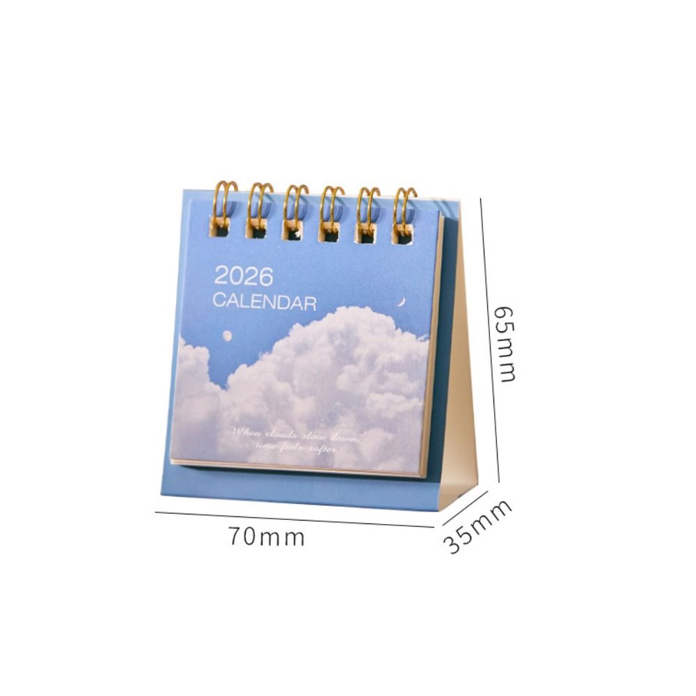 2026 To Do List Desk Calendar Home Decoration Thick Paper Schedule Planner Simple Creative Mini Calendar Desktop Decorations