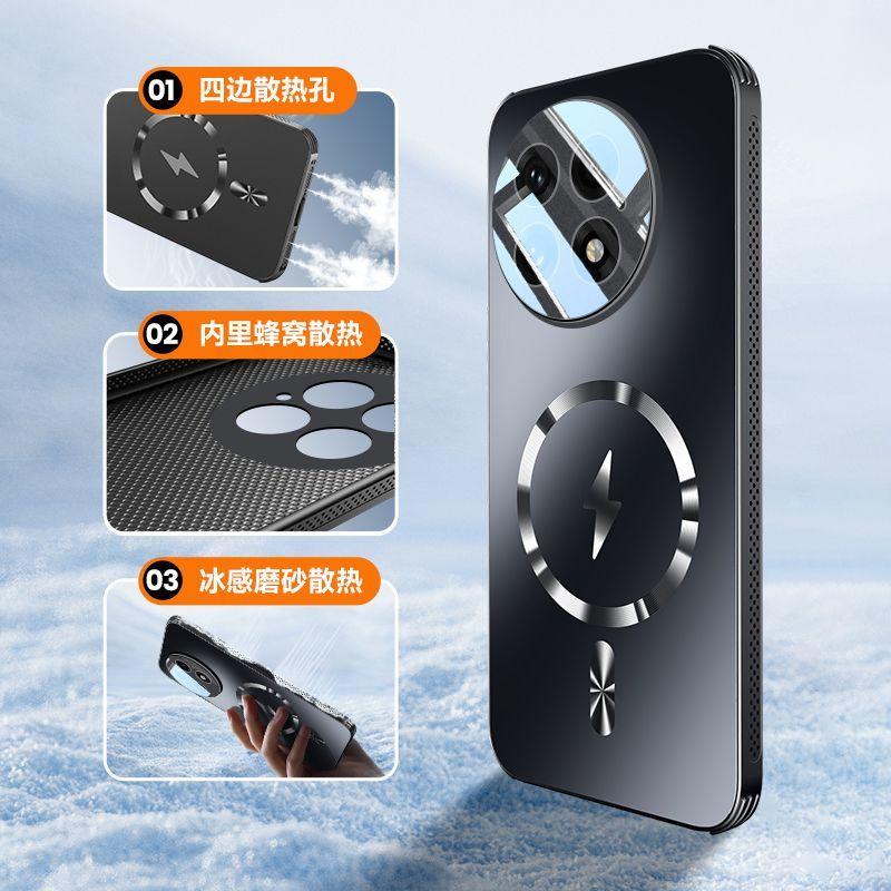 For OnePlus 13 13R ACE 5 Pro Case Hard Matte Magnetic Wireless Charging Lens Protective Back Cover Case For One Plus 13 12 Shell