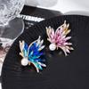 1PC Brooch Pin Luxury Crystal For Women Sparkling Zircon Elegant Butterfly Brooches Rhinestone Jewelry Gift