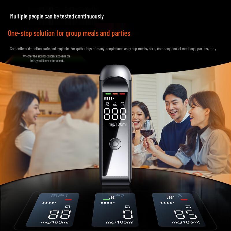 High Sensitivity Alcohol Breathalyzer