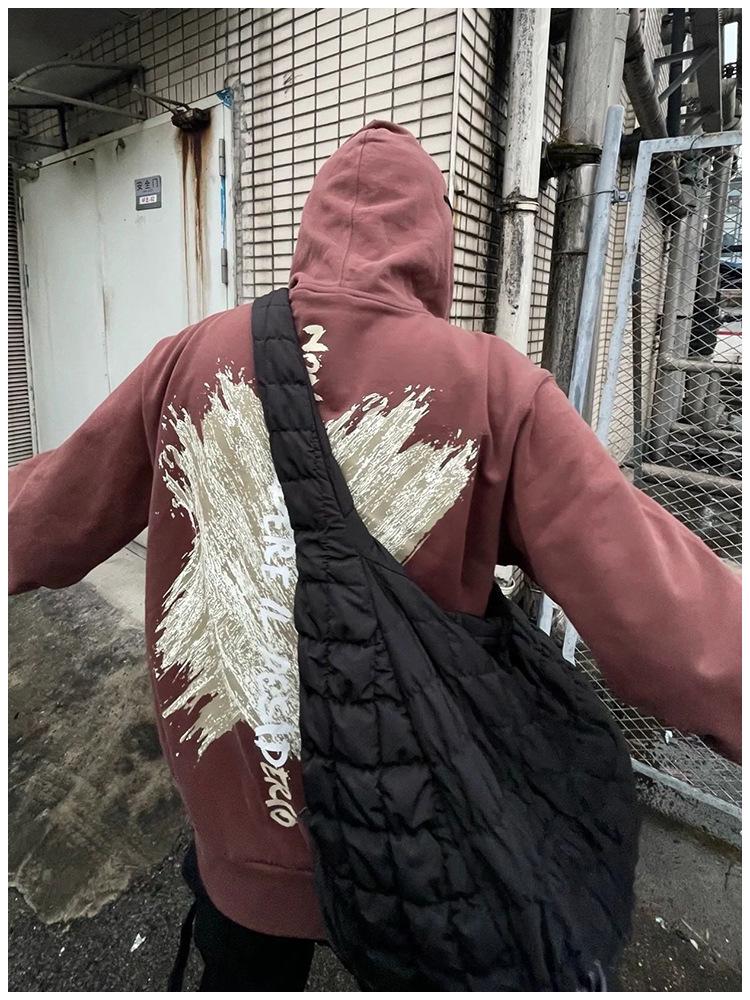 Květinová plisovaná kostkovaná vyšívaná taška na knedlíky - Velkokapacitní retro crossbody a ramenní taška