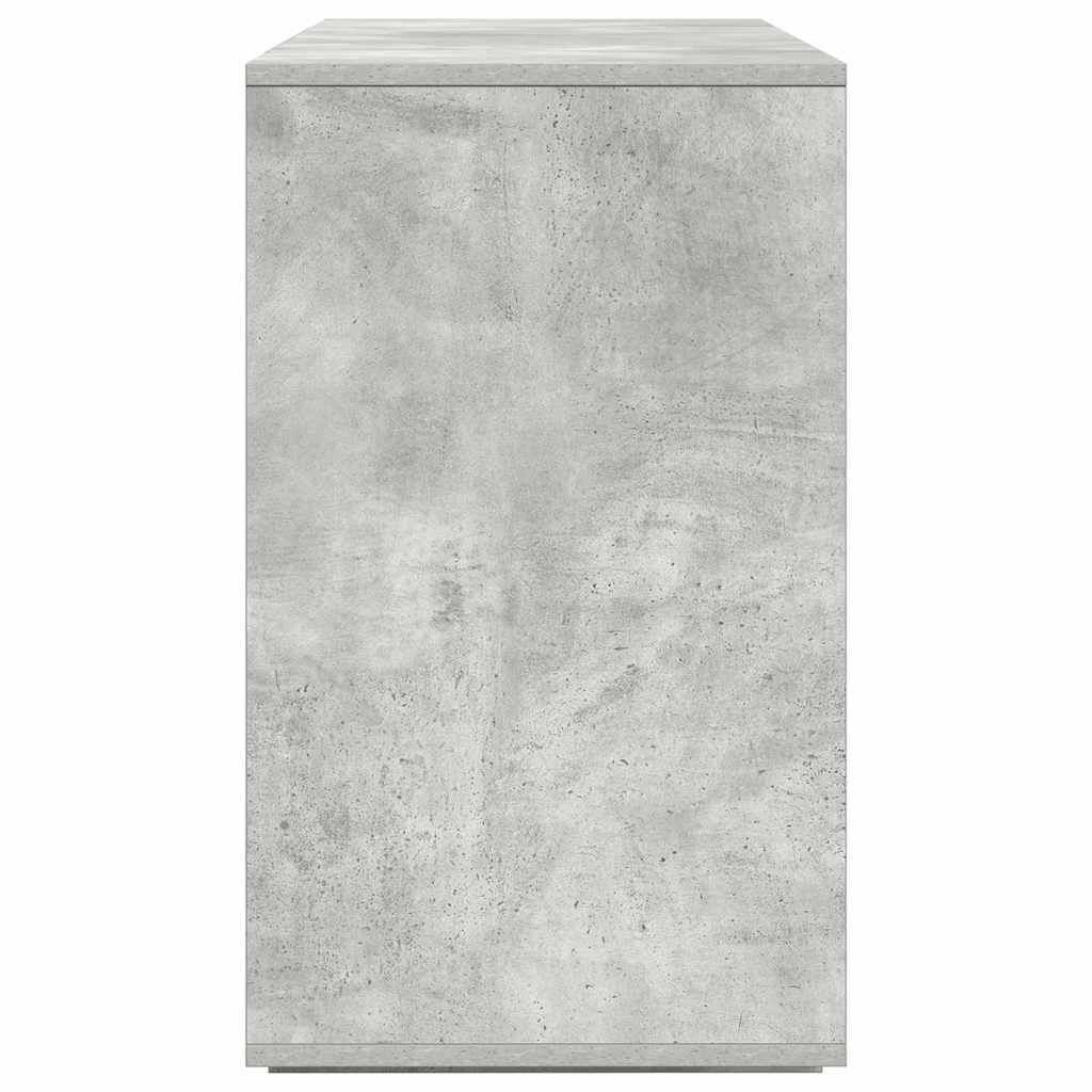 Sideboard Concrete Grey 120 x 41 x 75 cm Particleboard