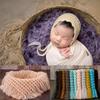 Pasgeboren Fotografie Props Wol Breide Deken Positioneringskussen Achtergronden Baby Foto Studio Fotografie Kleding