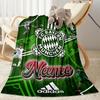 Bayern Munich Fan Gear Customize Your Name Blanket Cozy Customizable Blanket Durable Comfort for Home Decor Picnics Seaside Livingroom