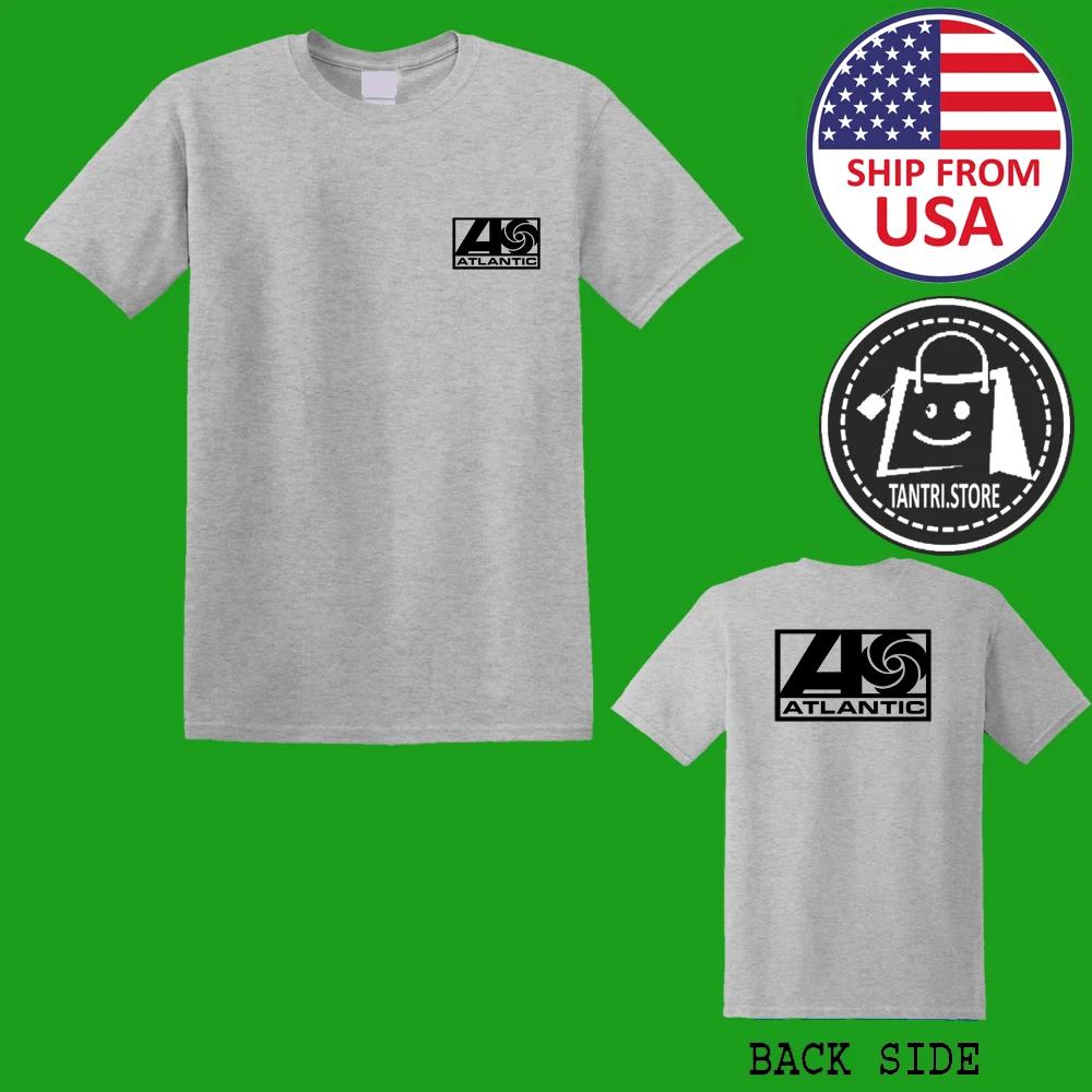 Atlantic Records Men s Grey Size S to 5XL M