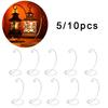 5/10pcs Home Decor Bauble Holder Stand Iron Stand Plant Micro Landscape Hanging Supporter For Bedroom Decor Garden Ornament