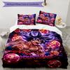 3pcs Custom Name Dragon Ball Art Printed Bedding Set Duvet Cover Closure Includes 1 Duvet Cover & 2 Pillowcases, Soft and Comfortable for All Seasons.