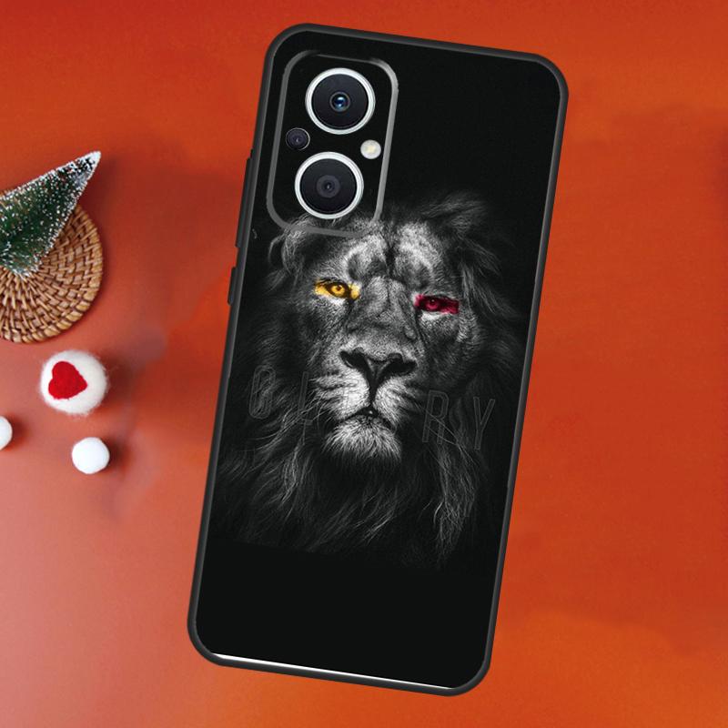 Ferocious Lion Case For OPPO Find X9 X5 X6 X8 Pro OPPO Reno 14F 13F 12F 11F 10 12 13 14 Pro 7 8 Lite Cover