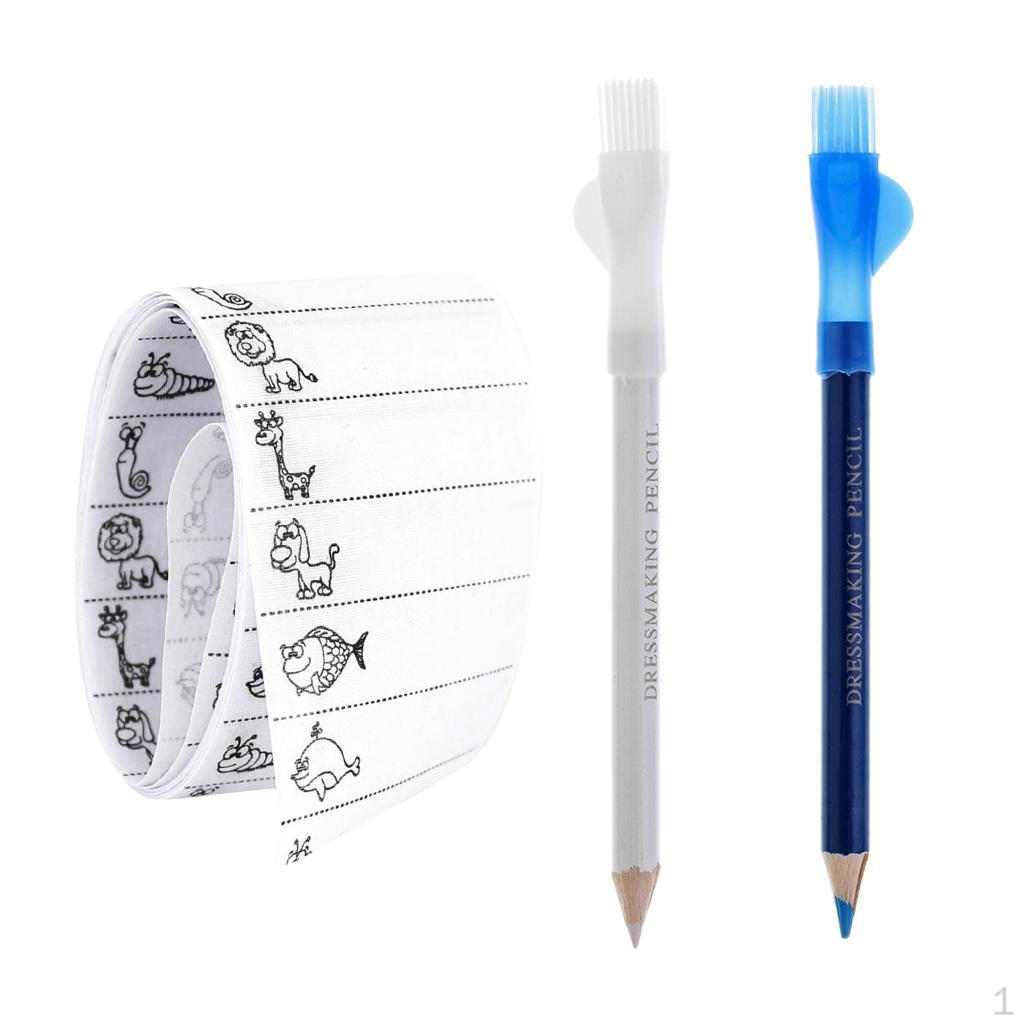 

2Pcs Dual Heads Tailors Chalk Pens Pcs Fabric Garment Label Tags Crafts