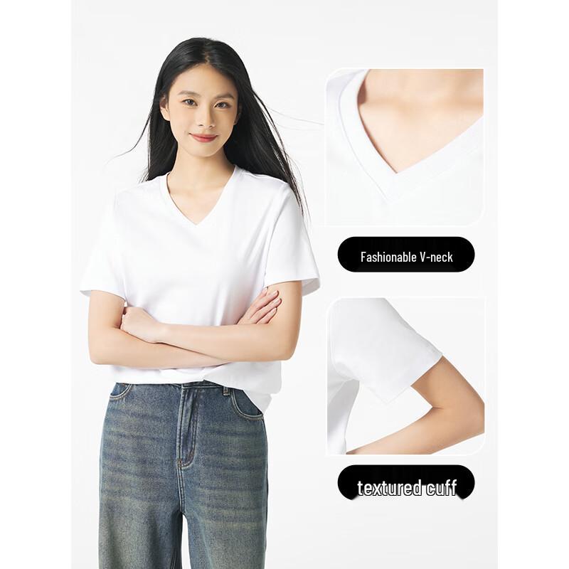 Hotwind Women's V-Neck Short Sleeve T-Shirt