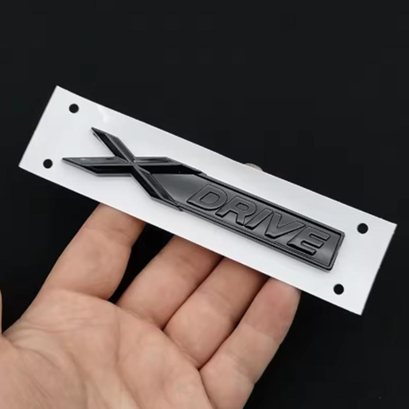3D ABS XDrive Logo X Drive Emblem Car Rear Trunk Badge Fender Side Sticker For BMW Xdrive 320d 320i 530d 525d X3 X5 Accessories