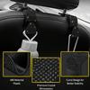 1pcs Black Rhinestone-Studded Hidden Car Seat Hooks Adjustable Ergonomic Design Car Interior Accessories for Organizing Keys, Bags, Hats