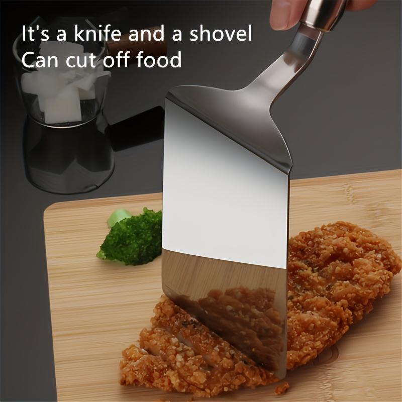 One Stainless Steel Nonstick Spatula Featuring , Resistant To Rust, Perfect for Barbecues, Cooking, And Baking - a Festive Kitchen Accessory