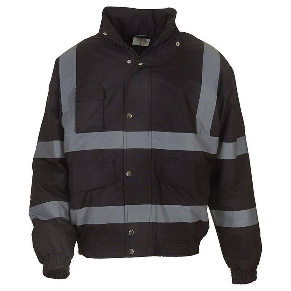 Yoko Unisex Adult Classic Hi-Vis Bomber Jacket