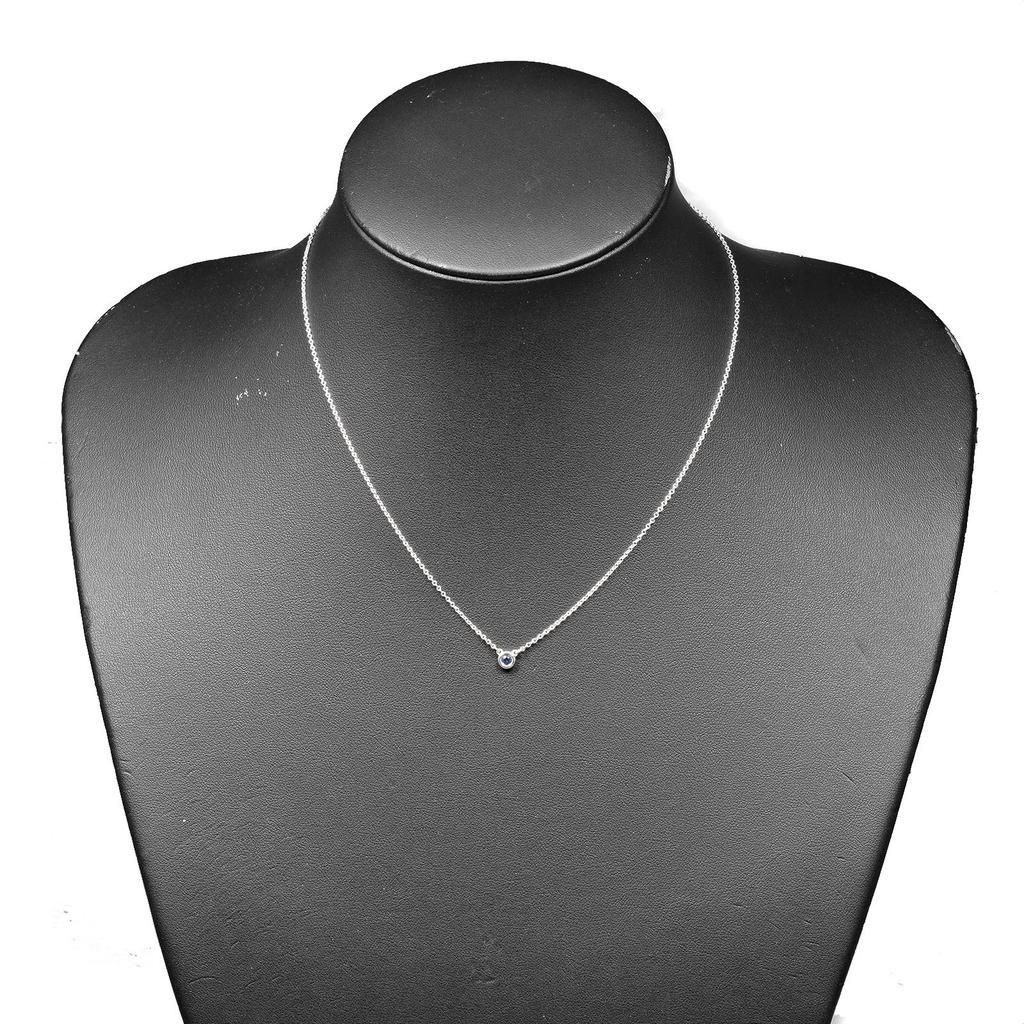 TIFFANY&Co. Color by the Yard Blue Necklace Silver925/Colored stones 1.65g Women Used