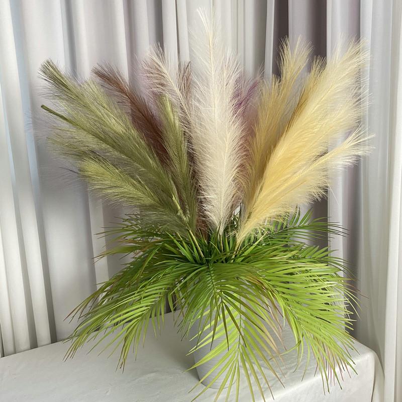 Nordic Reed Style Simulation Flowers Scandinavian Style For Interior Wall Decor