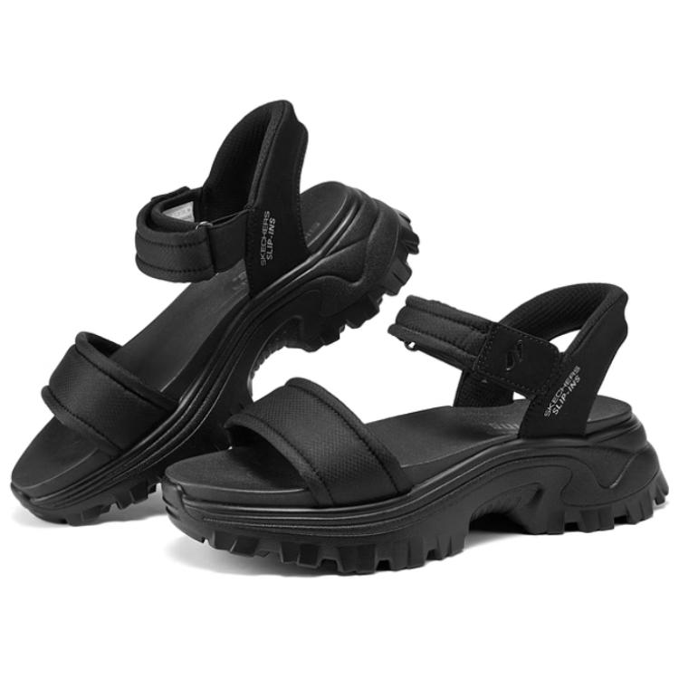 Skechers Casual Sandals Comfortable Versatile Beach Sandals Women Sandals Black 119872-BBK
