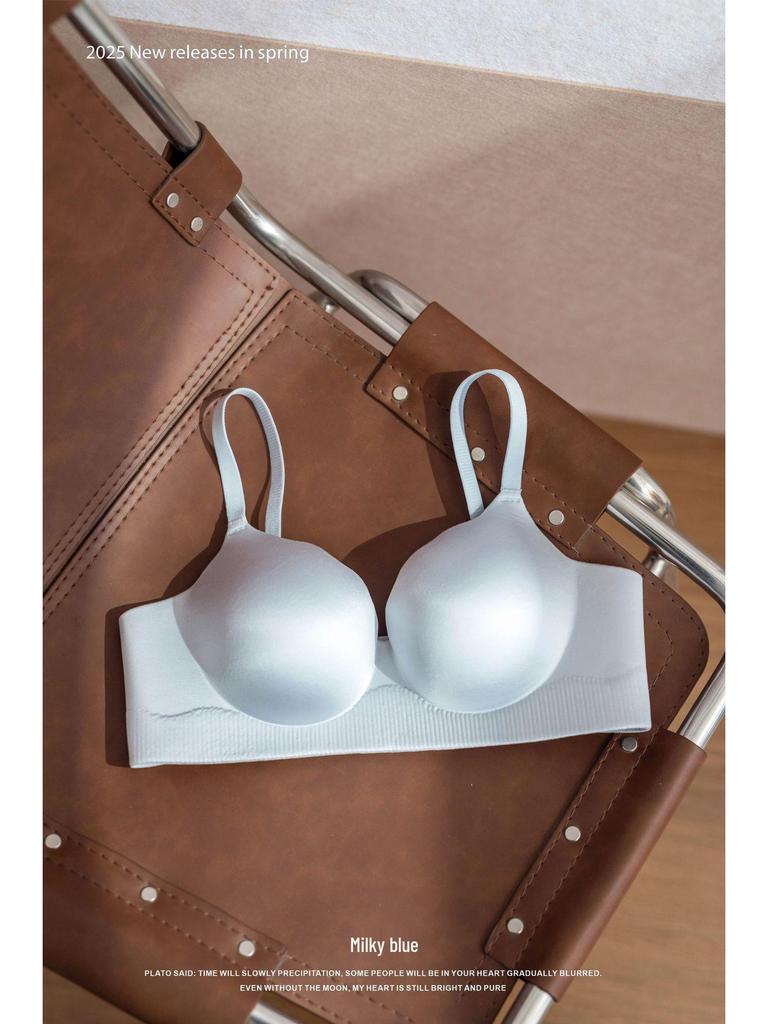 Seamless Wireless Push-Up Bra for Women with Small Busts - Anti-Sagging, Comfortable Fit