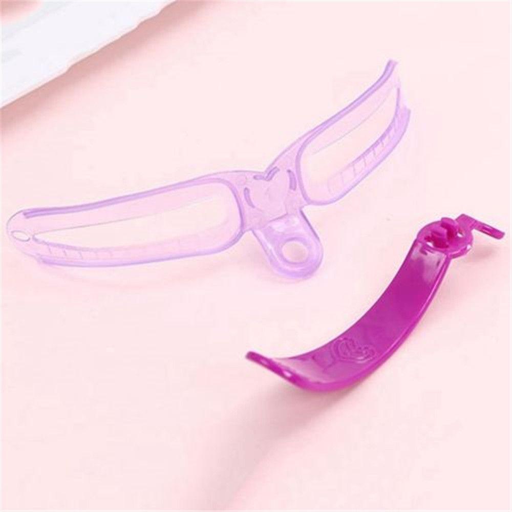 Fashion Beauty Reusable Eyebrow Stencils Kit Shaping Template Eyebrow Definition Brow Grooming Card