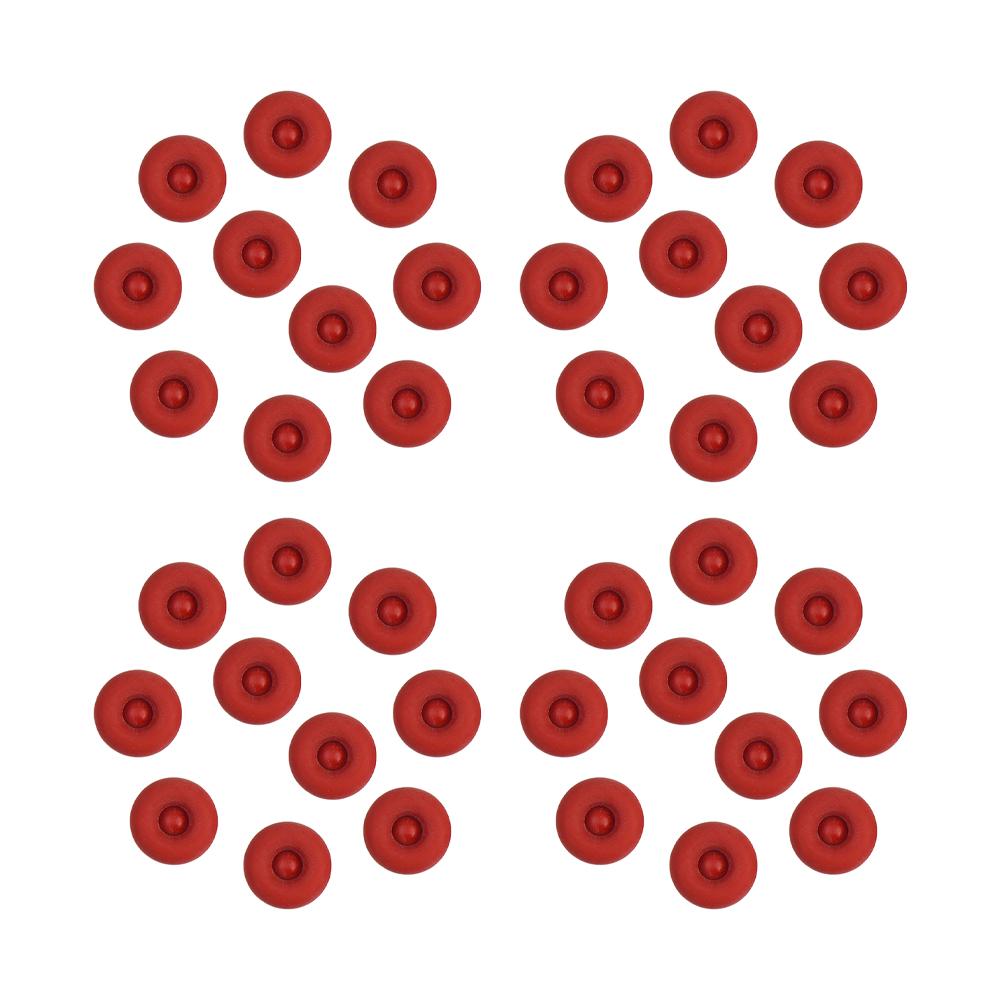 40Pcs Caulk Cap Caulk Tube Latex Sealing Cap Caulk Saver Cover Sealer For Sealing And Preserving Open Caulking Tube Red