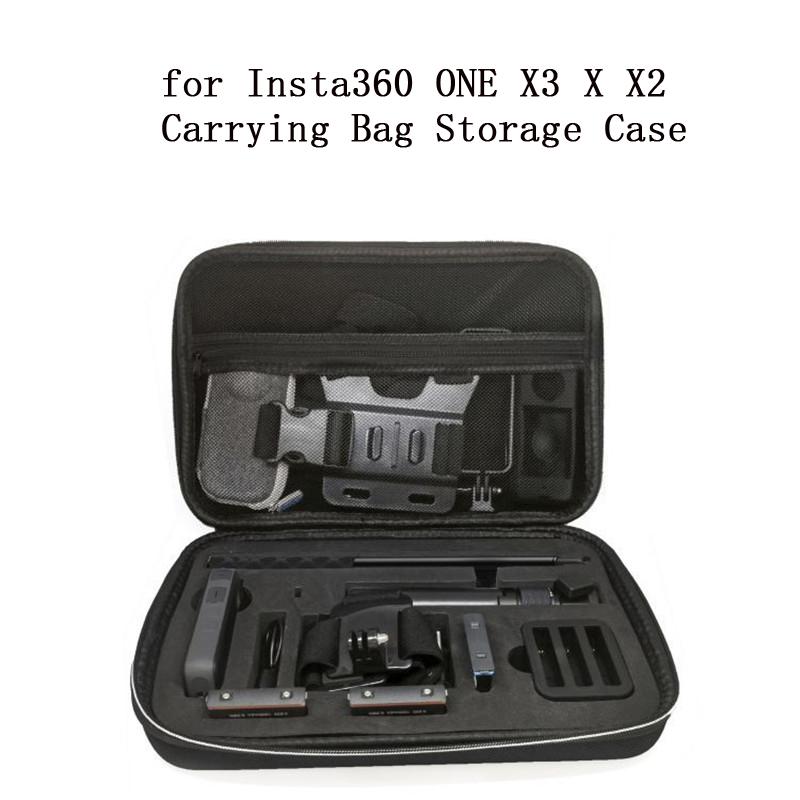 for Insta360 X3 ONE X2 Carrying/Carry Case Travel Shoulder Bag Mini Storage Pouch Portable for Insta360 X4 X5 Accessories