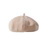Beret children autumn and winter Internet celebrity temperament painter hat showing face small versatile big head circumference pumpkin bud hat