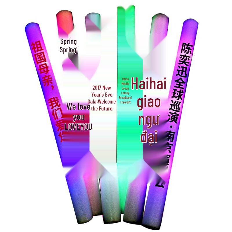 Multicolor Foam LED Cheering Sticks