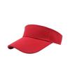 AI-MICH Promotional Multicolor Sun Logo Visor Hat White Plastic Golf Caps Sports Adjustable Visor Hat