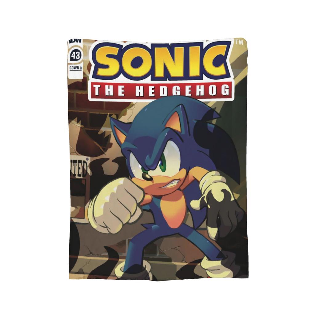 Shadow The Hedgehog Blankets Fleece Print   Multifunction Lightweight Throw Blanket for Sofa Outdoor Bedspreads