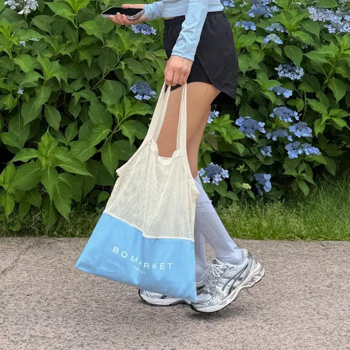 Bomarket Seoul Net Bag Candy Blue