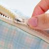 Multifunctional Pencil Case Lattice Stationery Bag Aesthetic Pencil Bag  School