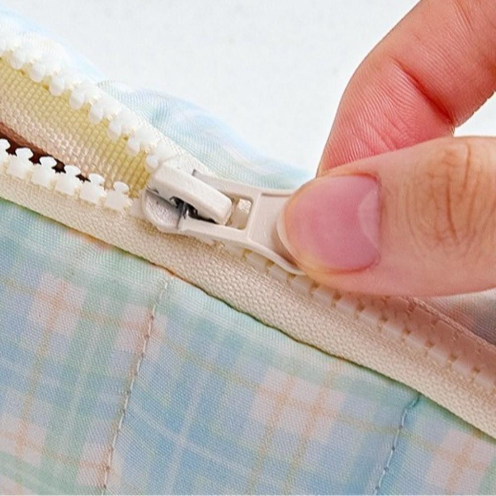 Multifunctional Pencil Case Lattice Stationery Bag Aesthetic Pencil Bag School