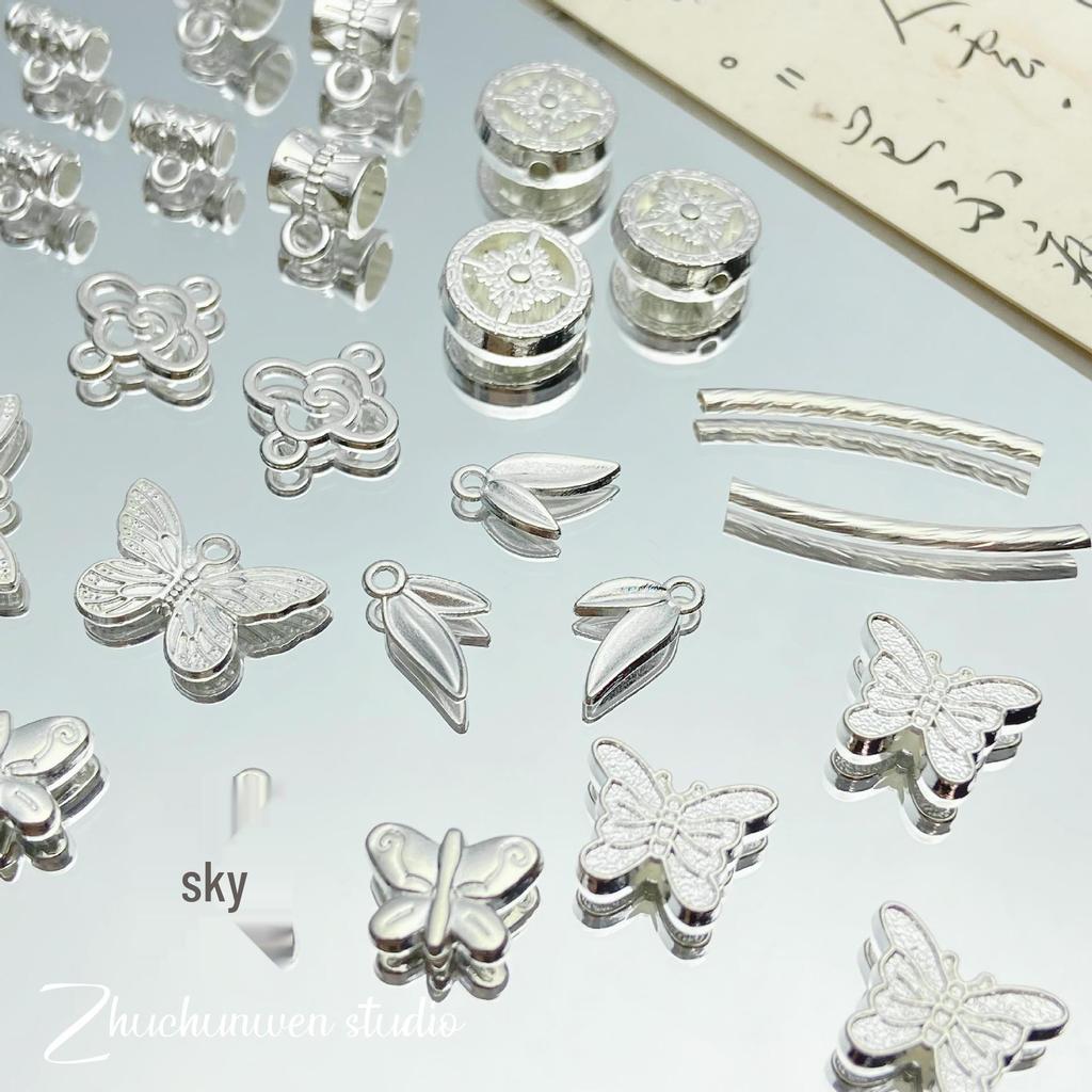 Butterfly Collection: Silver Alloy Pendant Charm for DIY Bracelets and Necklaces