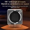 Portable 220V 500W PTC Electric Heater Automatic Temperature Control Desktop Mini Fan Bedroom Heating Fast Heater
