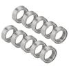 10PCS RC Ball Bearing Kit Steel Low Friction High Rotation Speed Silver Metal Shielded Ball Bearing for ZD Racing