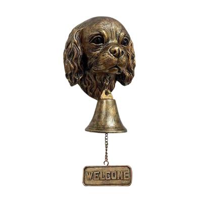 Animal Welcome Bell with Welcome Sign Dog Welcome Doorbell Wall Mounted Dog Door Bell for Farmhouse Home Front Door Entrance