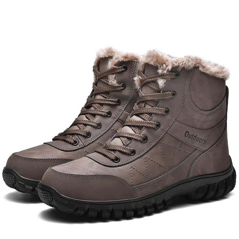 Men Winter Boots Shoes Warm Fashion Sneakers 2024 Winter Outdoor High Quality Men Snow Boots Casual Shoes Men Luxurious Boots