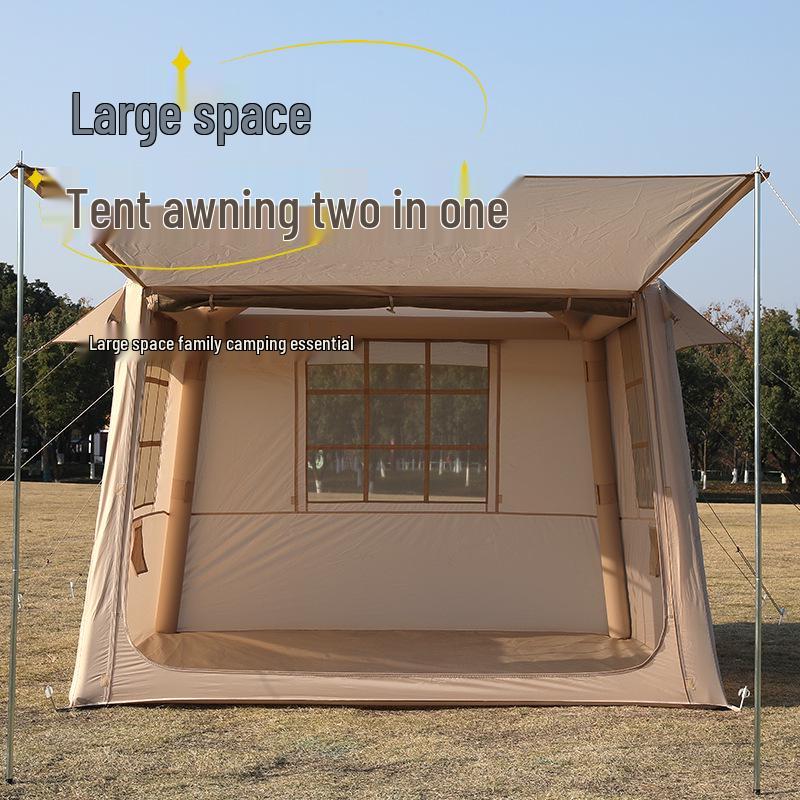 Inflatable Quick-Deploy Windproof Rainproof Tent for Portable Outdoor Camping