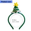 Christmas Theme Headband Festival Props Crochet Hairhoop Seasonal Headwear Holiday Celebration Christmas Tree Headband