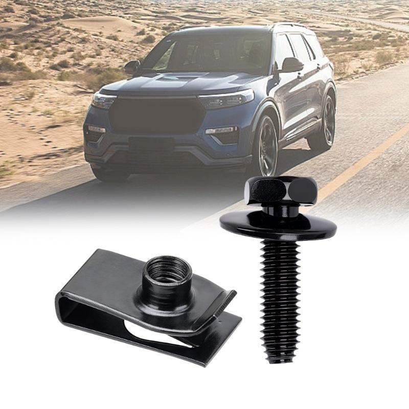 Premium Metal Mudguard Fastener Set Bolts Universal Fitment Fast Mounting Anti Corrosion Protection Automotive Accessories