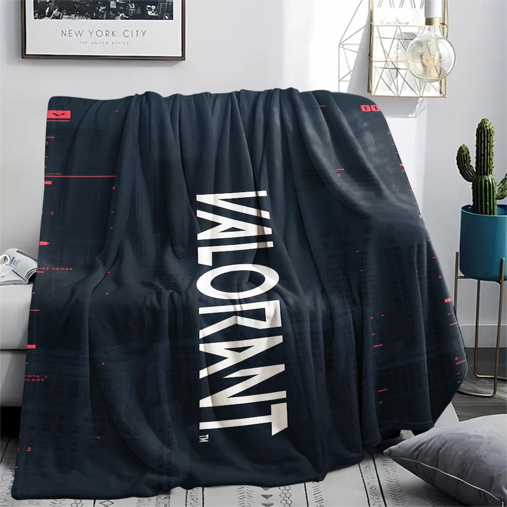 VALORANT Print Flannel Blanket,High Quality Comfortable for All Seasons,Home Decor,Warmth and Comfort,Perfect for Christmas Gifts