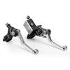 For Kawasaki KX125 KX250 KX250F KX450F KX 65 85 KLX125 KLX250 KLX450R CNC 7/8"Hydraulic Brake & Cable Clutch Lever Set Assembly