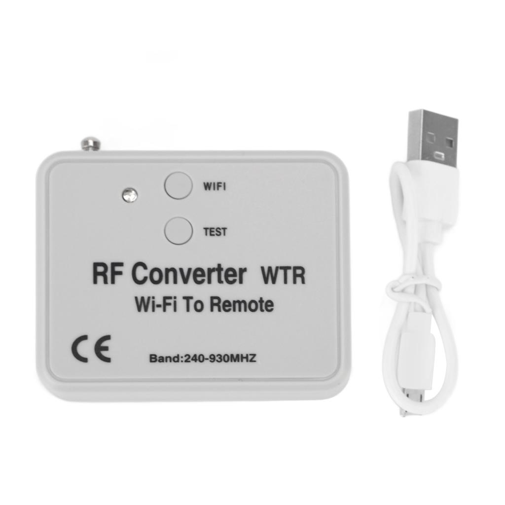WiFi to RF Converter 240-930MHz WiFi Remote Control Converter for Household Appliances Curtains